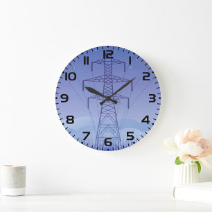 Grande Horloge Ronde Power Pylons Starry Sky