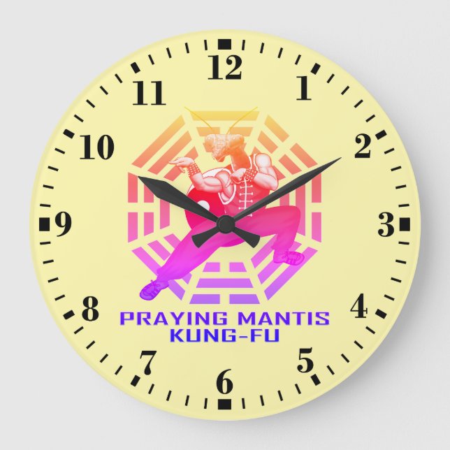 Grande Horloge Ronde Praying Mantis Kung-Fu (Recto)