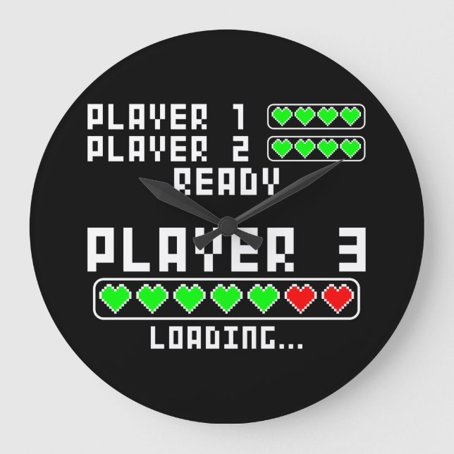 Grande Horloge Ronde Pregnancy Announcement Baby Player 3 (Recto)