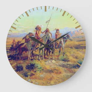 Grande Horloge Ronde Premières nations Les Scouts CM Russell Amérique a