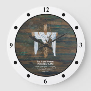 Grande Horloge Ronde Prêtre nouvellement ordonné Pasteur Deacon Ministr