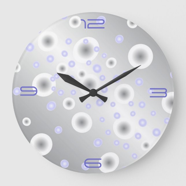 Grande Horloge Ronde Pretty Circle Design >Artistic Kitchen Clocks (Recto)