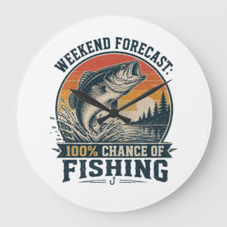 Grande Horloge Ronde Prévisions de week-end : 100% de chances de pêche