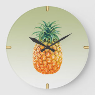Grande Horloge Ronde Princesse à l'ananas