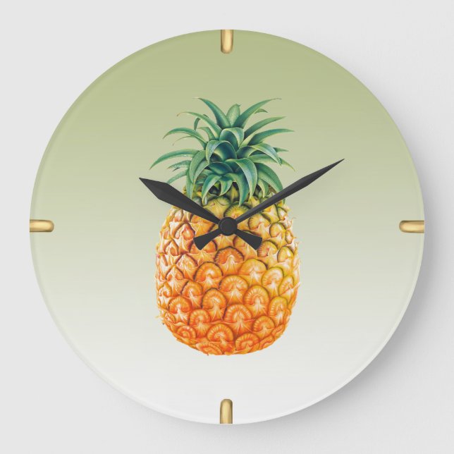 Grande Horloge Ronde Princesse à l'ananas (Recto)