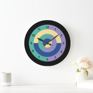 Grande Horloge Ronde Prisme Pétalé (Circulaire)