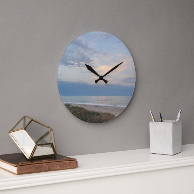 GRANDE HORLOGE RONDE PROMENADE DE PLAGE (Bureau)
