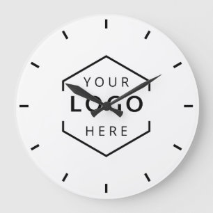 Grande Horloge Ronde Promotion du logo commercial personnalisé