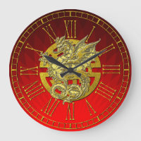 Prospérité chinoise de symbole de dragon d'or