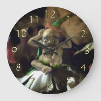 Grande Horloge Ronde Puck and Fairies (détail)