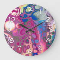 Purple, bleu et rose numérique moderne Abstrait