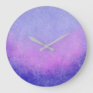 Grande Horloge Ronde Purple ombre