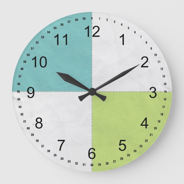 Grande Horloge Ronde Quatre Carrés (Recto)