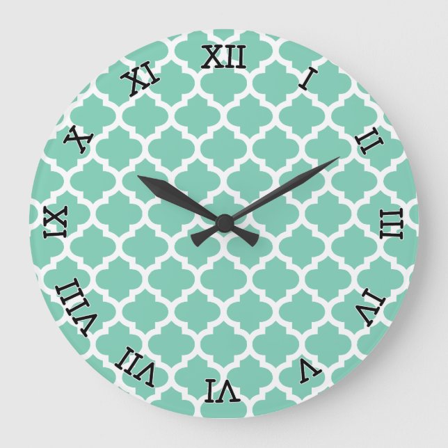 Grande Horloge Ronde Quatrefoil Lattice Trellis (Recto)