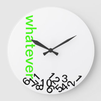 Grande Horloge Ronde Quelle que soit l'heure !