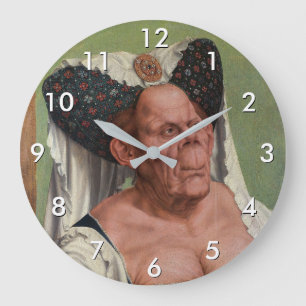 Grande Horloge Ronde Quentin Matsys - Une Vieille Femme Grotesque