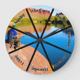 Grande Horloge Ronde Qui S'Occupe De L'Horloge De Retraite