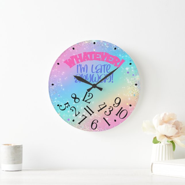 Grande Horloge Ronde Quoi qu'il en soit (Maison)