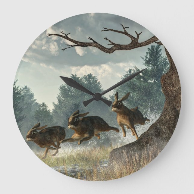 Grande Horloge Ronde Rabbit Race (Recto)
