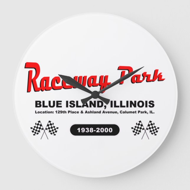 Grande Horloge Ronde Raceway Park, Blue Island / Calumet Park, Illinois (Recto)