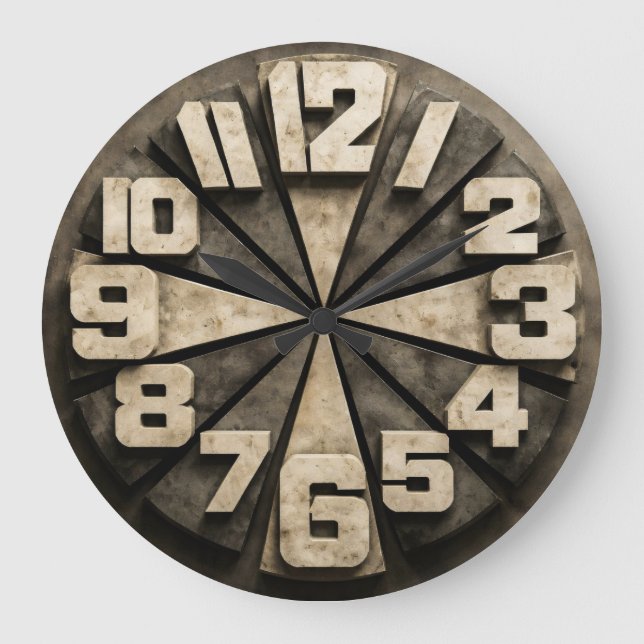 Grande Horloge Ronde Radial Block Numeral (Recto)