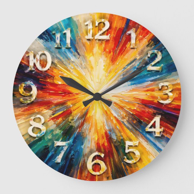 Grande Horloge Ronde Radiant Moment — Expressive Abstract (Recto)