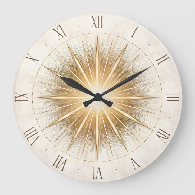 Grande Horloge Ronde Radiant Order — Sunburst Dial Art (Recto)