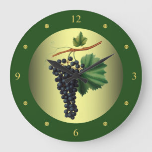 Grande Horloge Ronde Raisins vénitiens~Giorgio Gallesio~Fruit botanique