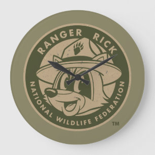 Grande Horloge Ronde Ranger Rick Logo de Rick Khaki