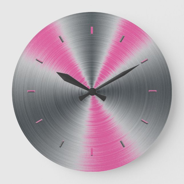 Grande Horloge Ronde Raspberry Pink Overtones (Recto)