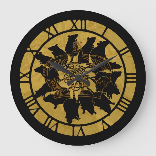 Grande Horloge Ronde Rat King (Recto)