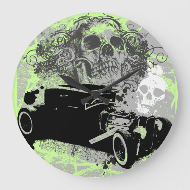 Grande Horloge Ronde Rat Rod Skull (Recto)
