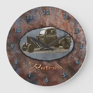 Grande Horloge Ronde Ratrod Truck