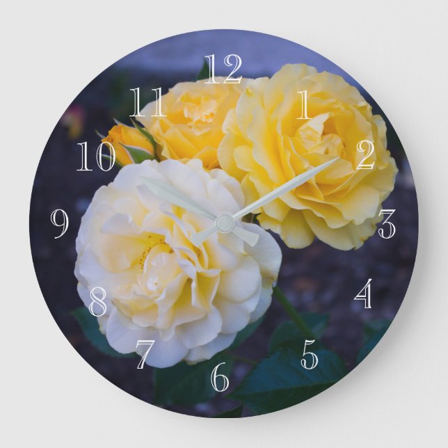 Grande Horloge Ronde Ravishing Roses (Recto)