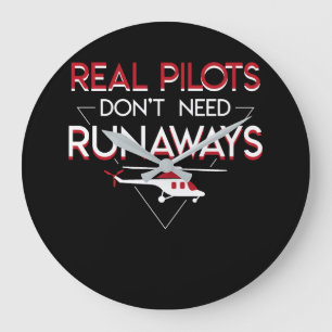 Grande Horloge Ronde Real Helicopter Pilot Dont Need Runways