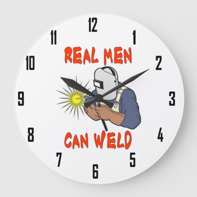 GRANDE HORLOGE RONDE REAL MEN CAN WELD (Recto)