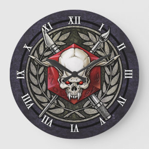 Grande Horloge Ronde ReaperCon 2019 - Logo de Wall Clock