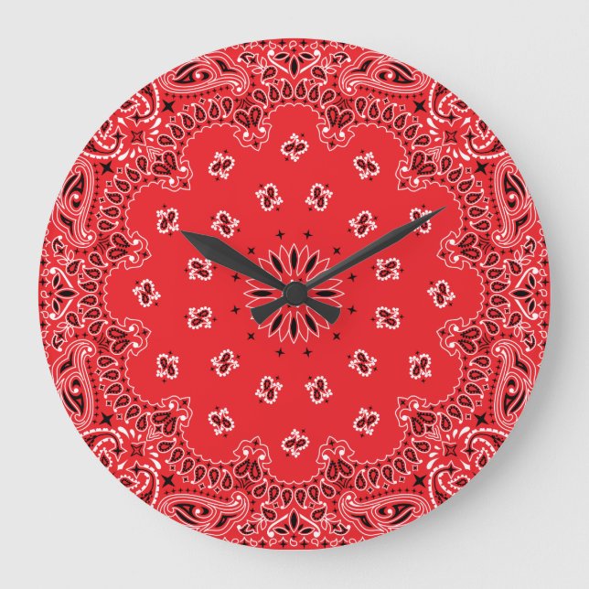 Grande Horloge Ronde Red Bandanna (Recto)