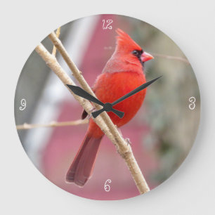 Grande Horloge Ronde Red Cardinal