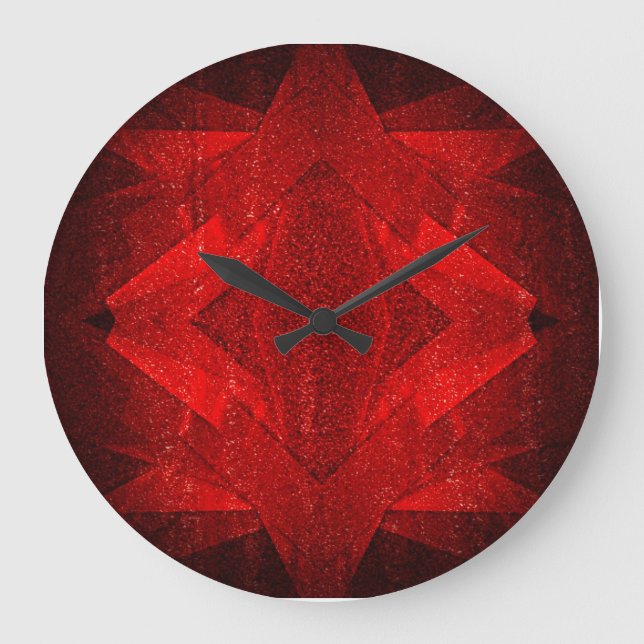 Grande Horloge Ronde Red Carpet - Wall Clock (Recto)