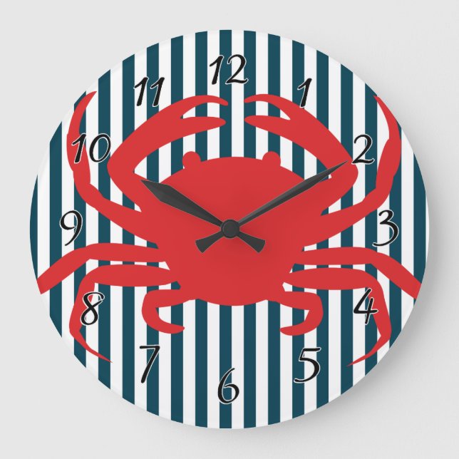 Grande Horloge Ronde Red Crab on Nautical (Recto)