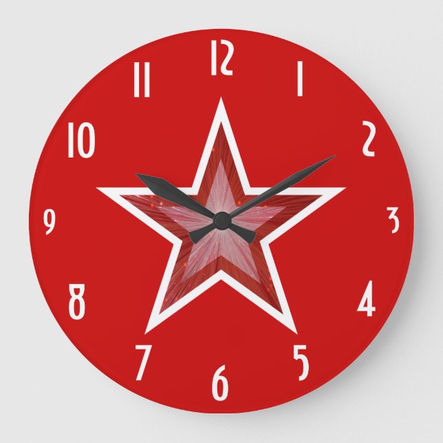 Grande Horloge Ronde Red Star (Recto)