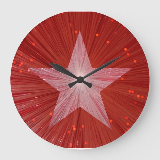 Grande Horloge Ronde Red Star clock round (Recto)