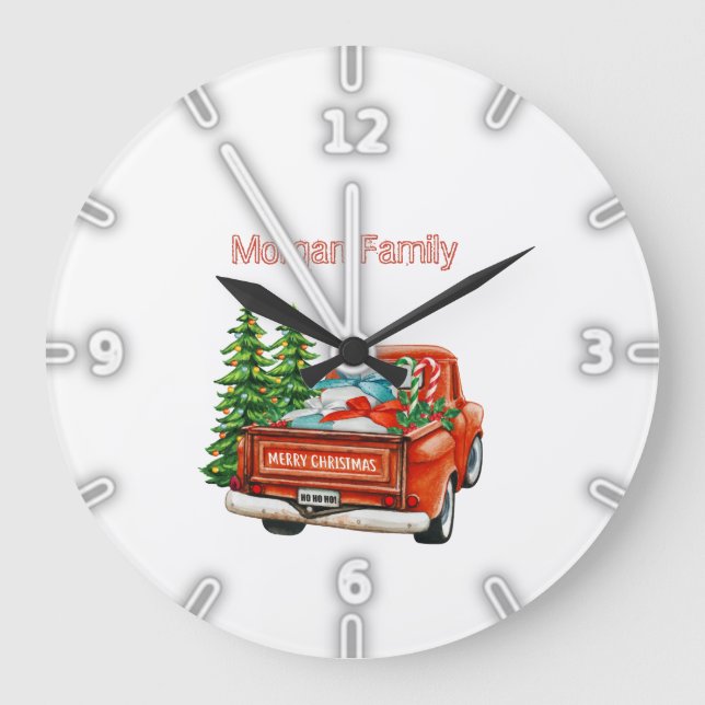 Grande Horloge Ronde Red Truck (Recto)