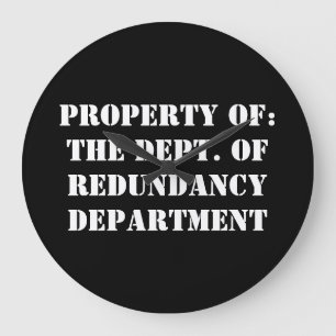 Grande Horloge Ronde Redundance, propriété Department