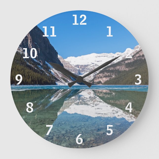 Grande Horloge Ronde Réflexion sur Lake Louise - Banff NP, Canada (Recto)