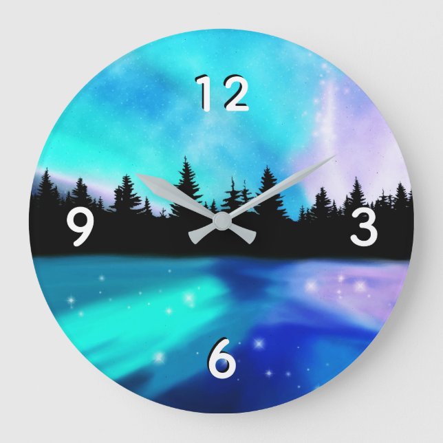 Grande Horloge Ronde Réflexions de jour (Recto)
