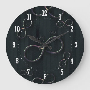 Grande Horloge Ronde Règles scientifiques   Cadeaux Geeks Infinity