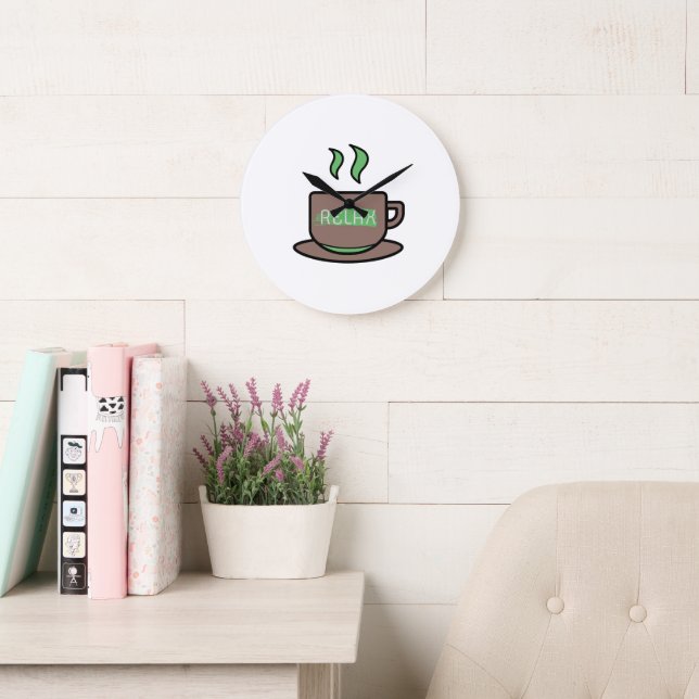 Grande Horloge Ronde Relax (Salle de lecture)
