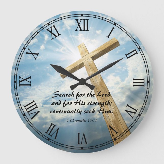 Grande Horloge Ronde Religious Bible quota Versalizable Clock (Recto)